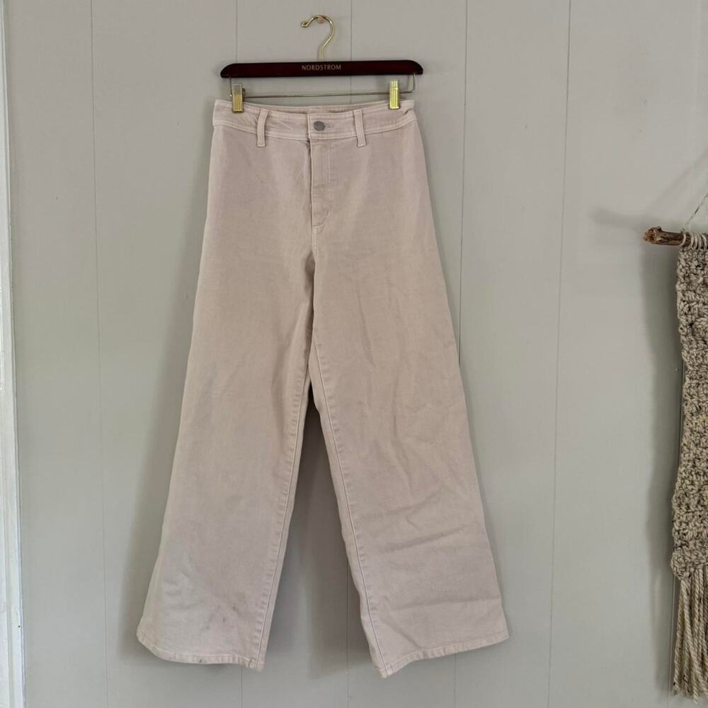 Universal threads Sailor Wide Leg beige hi rise pants women's size 4